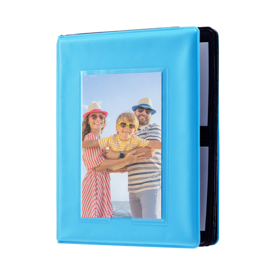 Zink Mini Photo Album 64-Pocket in Blue