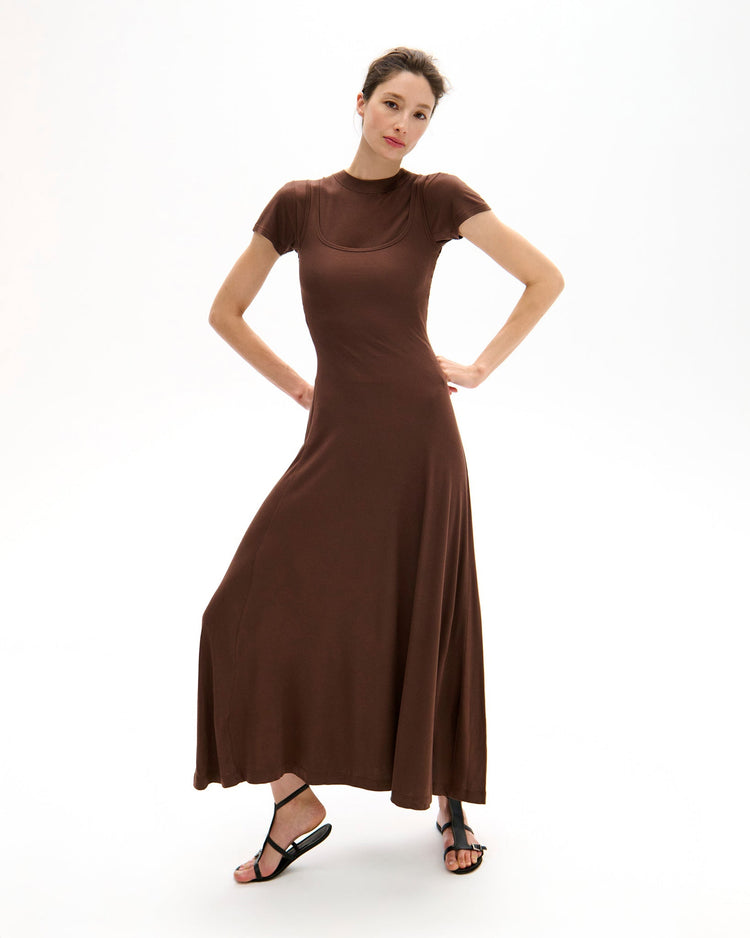 Annie Dress in Chocolate