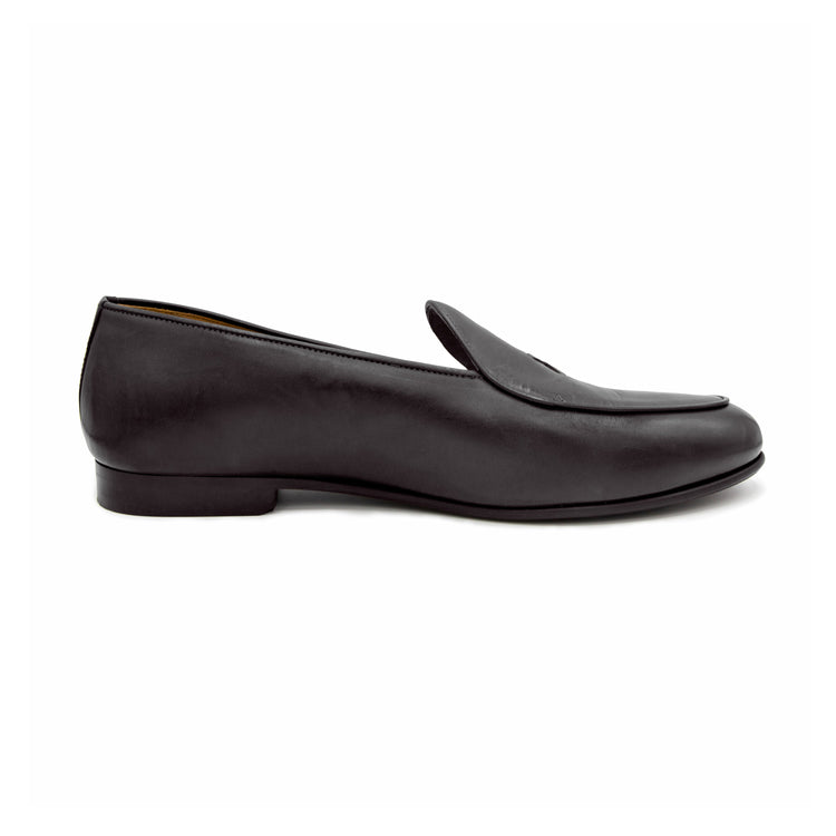 Men’s Black Leather Milano Loafer