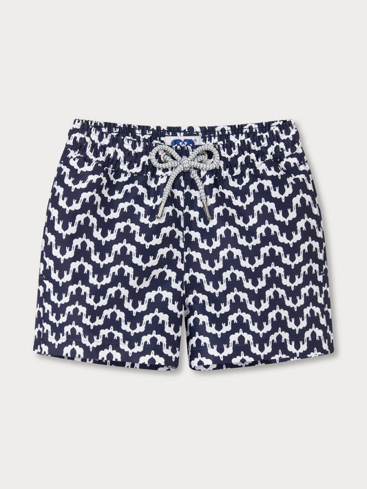 Boys’ Elephant Palace Navy Staniel Swim Shorts