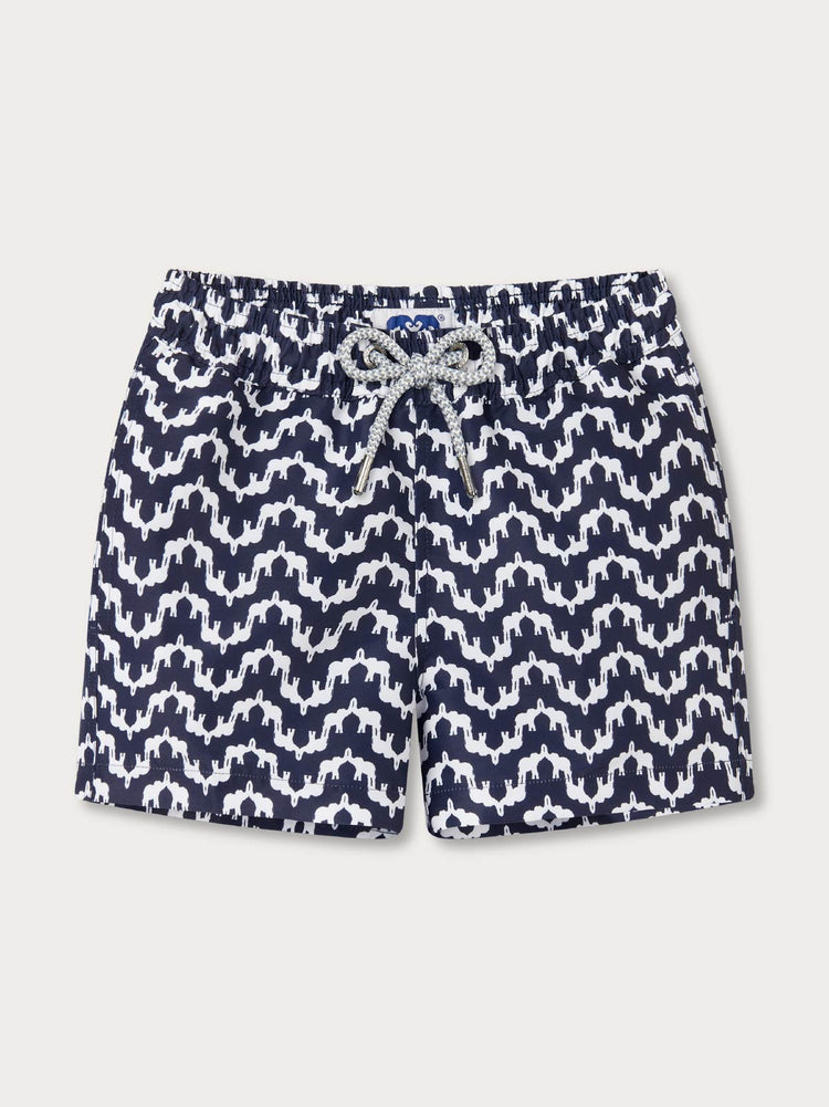 Boys’ Elephant Palace Navy Staniel Swim Shorts