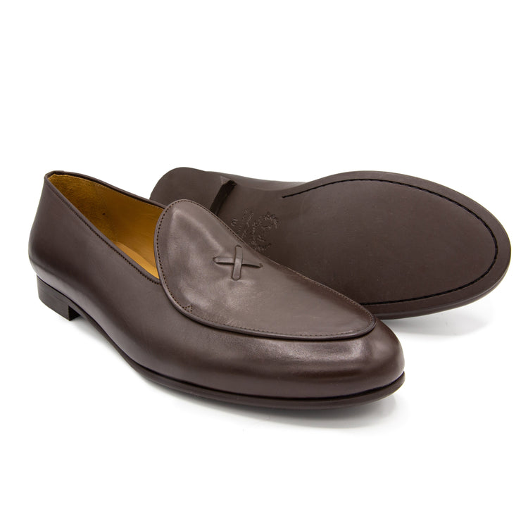 Men’s Brown Leather Milano Loafer