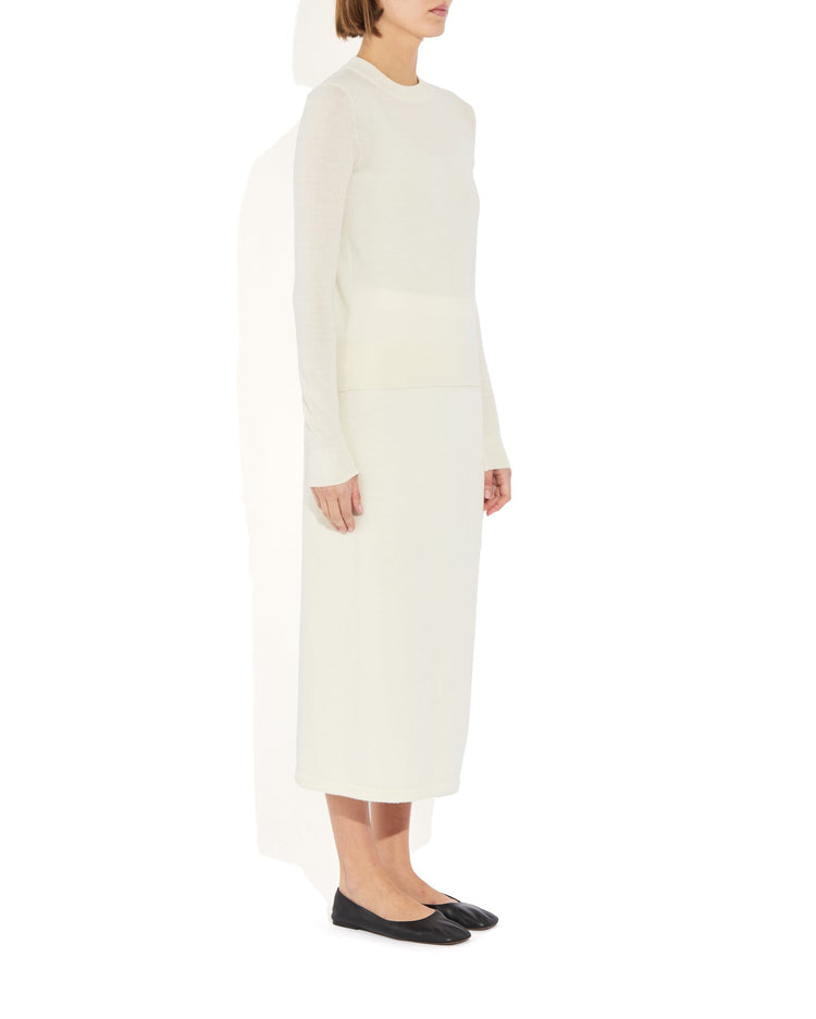 Cara Sweater in Blanc