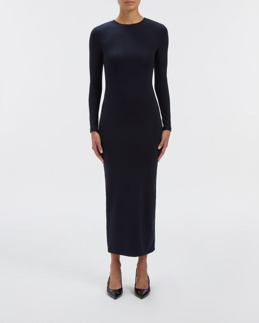 Charity Dress in Midnight Navy