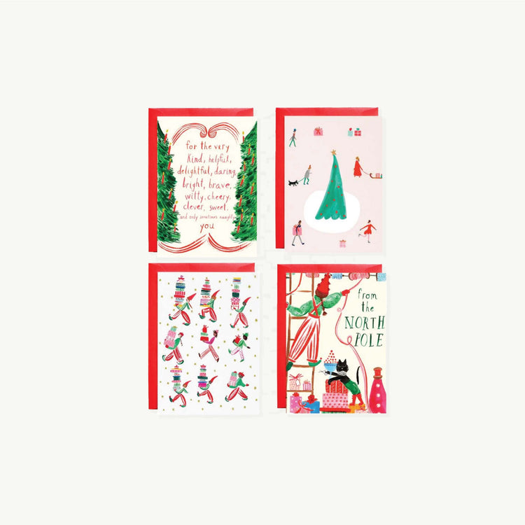 Holiday Petite Card Mix of Eight