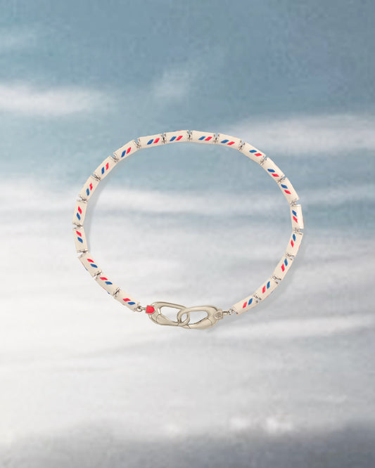 Reason Rope Bracelet in White