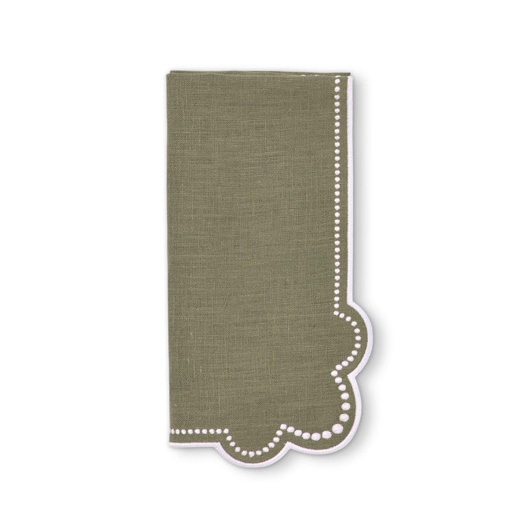 Seferî Pearl Napkin in Green