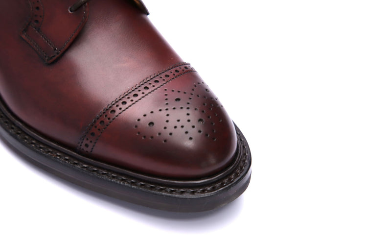 Sophie Derby Shoes in Burgundy