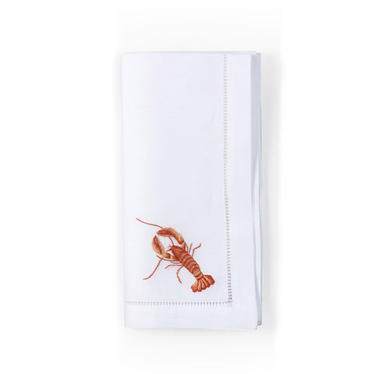 Lobster Embroidered Napkin