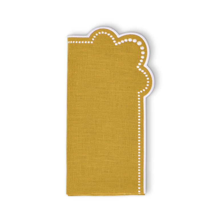 Seferî Pearl Napkin in Yellow