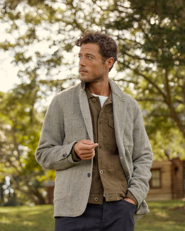 Herringbone Leo Jacket