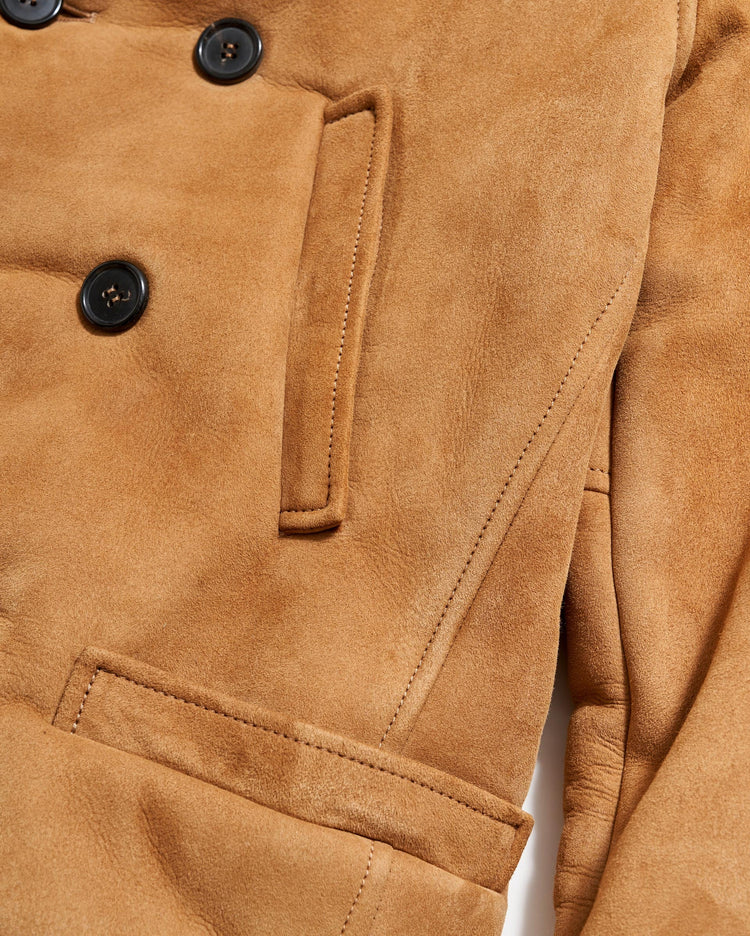Shearling Bond Peacoat