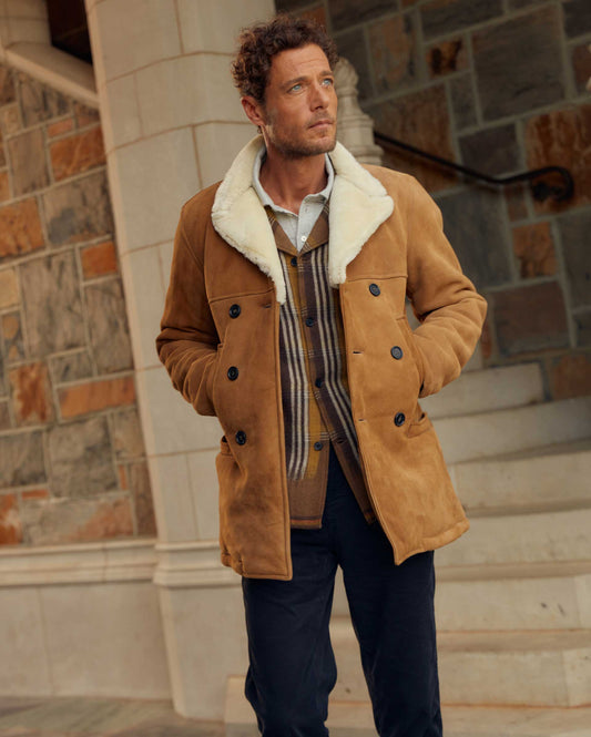 Shearling Bond Peacoat