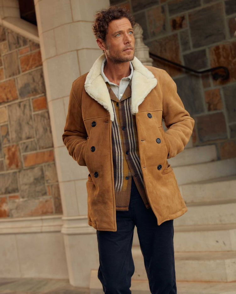 Shearling Bond Peacoat