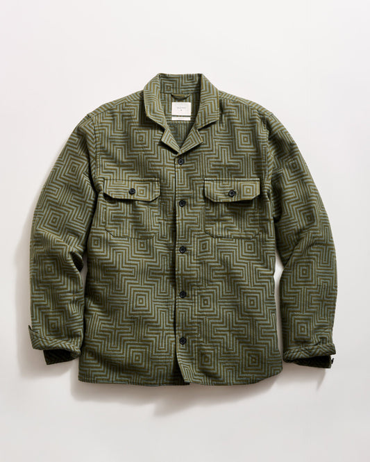 Optical Jacquard Overshirt