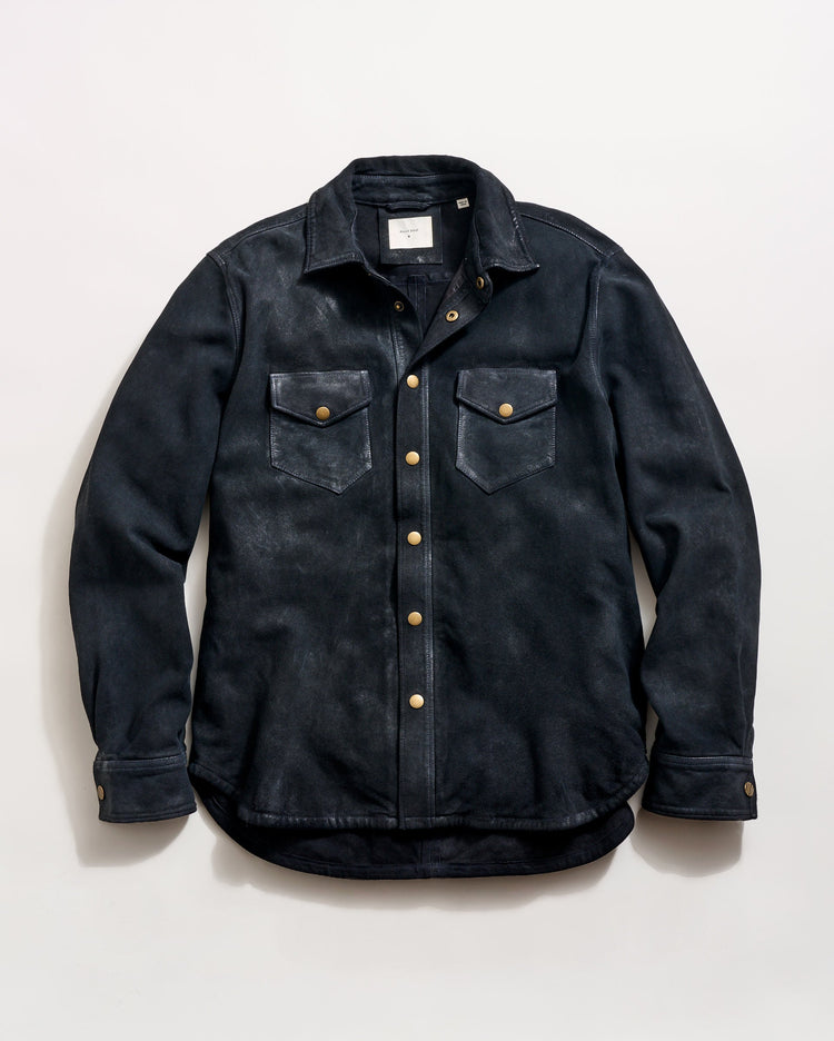 Savoy Waxed Suede Workshirt