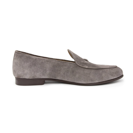 Men’s Grigio Suede Milano Loafers