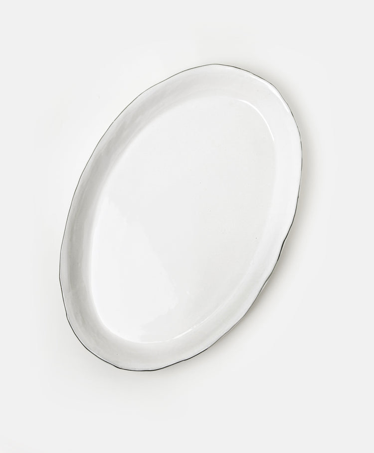 Bevagna Deep Oval Serving Platter