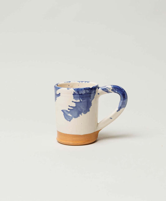 Blue Splatterware Mug