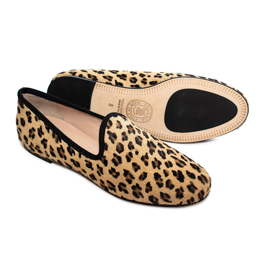 Women’s Pony Hair Leopard Slipper II