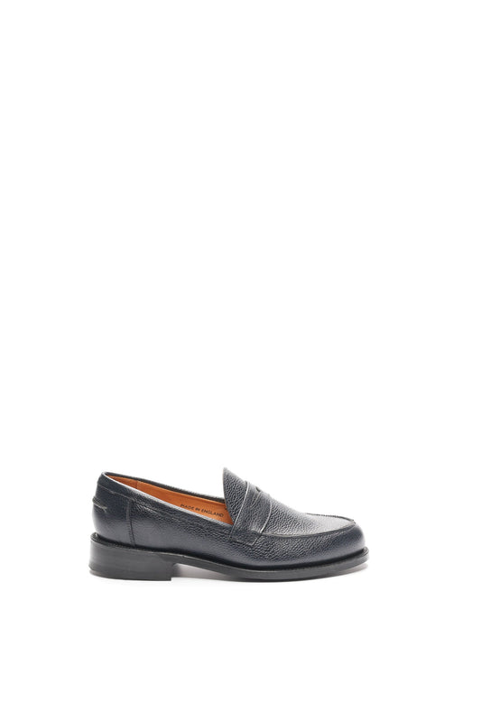 Ludo Penny Loafer in Midnight Navy