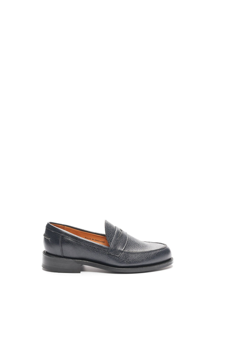 Ludo Penny Loafer in Midnight Navy