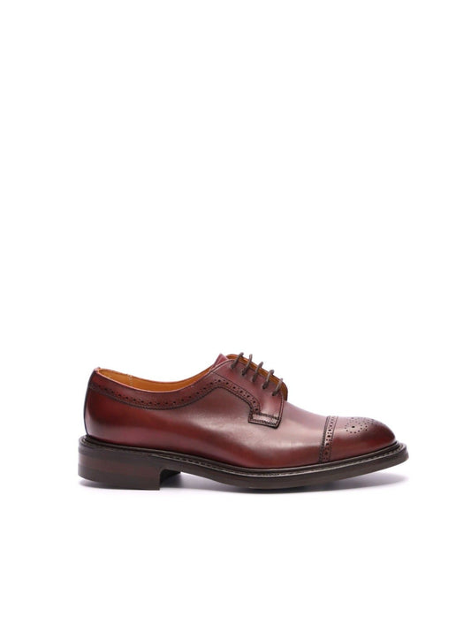 Sophie Derby Shoes in Burgundy