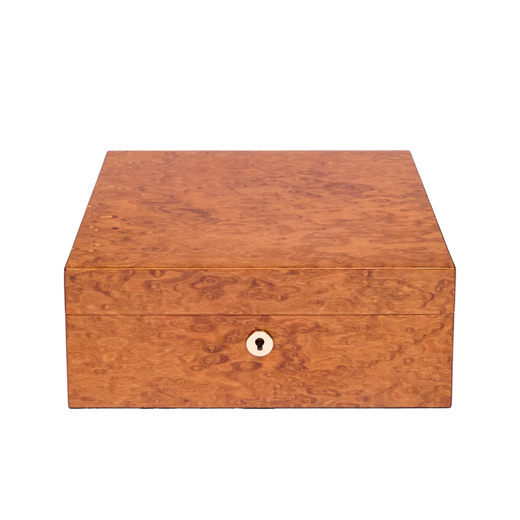 Heritage Medium Humidor in Burr Walnut