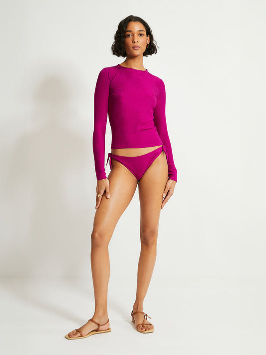 Azeb Rash Guard in Beri Magenta