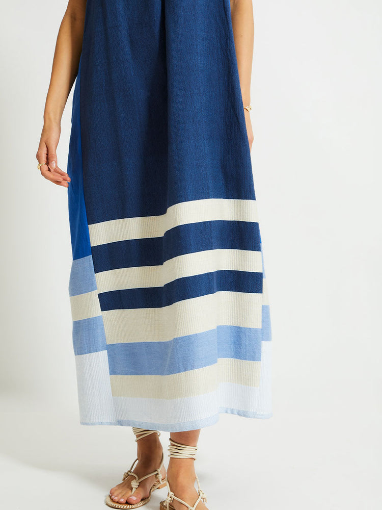 Nia Slip Dress in Betami Azure
