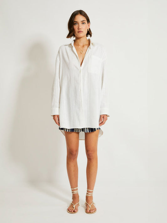 Mariam Shirt in Abira White