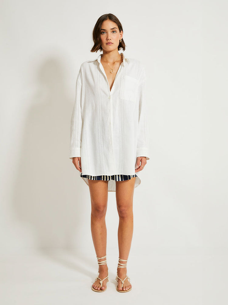 Mariam Shirt in Abira White