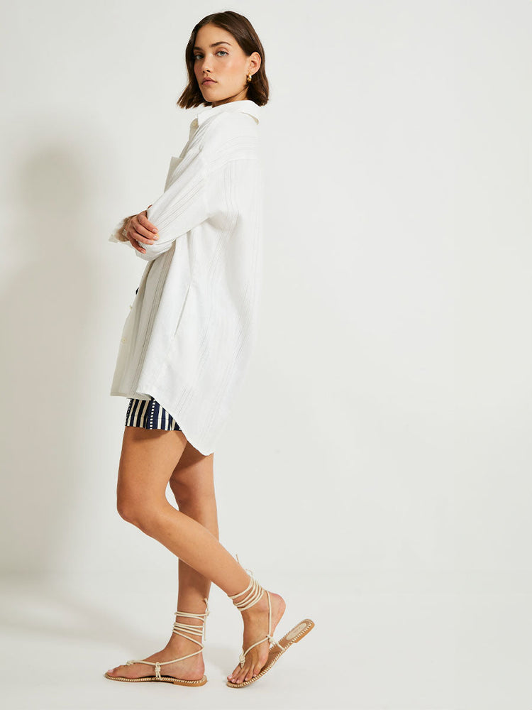 Mariam Shirt in Abira White