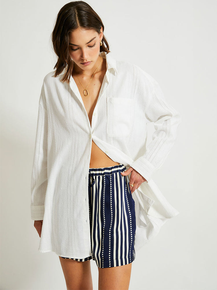 Mariam Shirt in Abira White