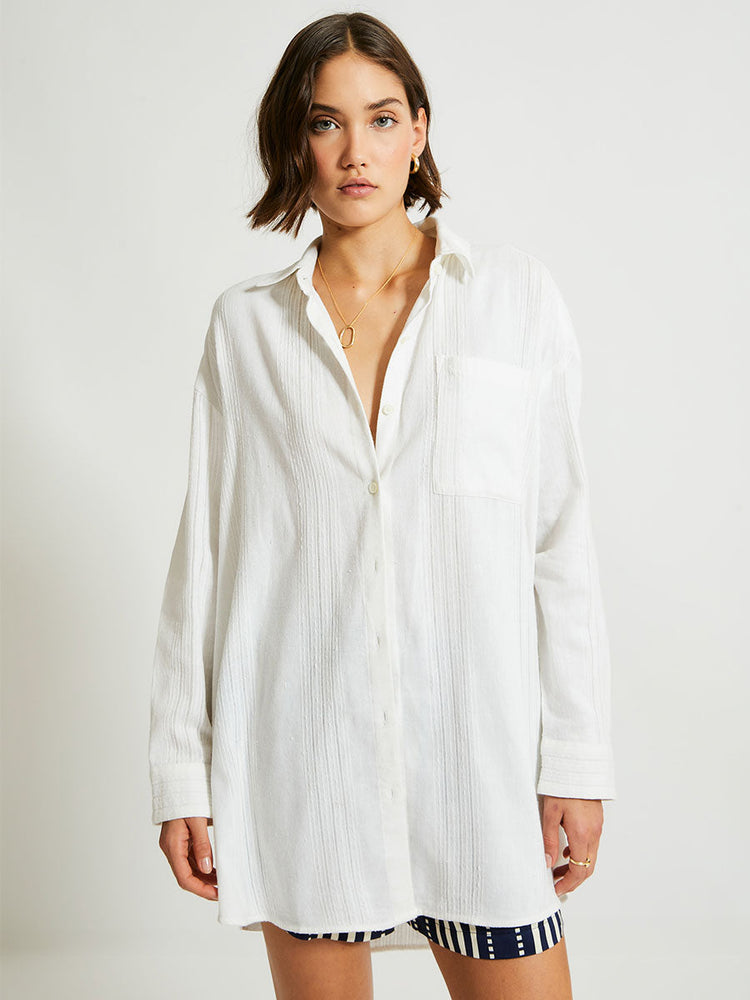 Mariam Shirt in Abira White