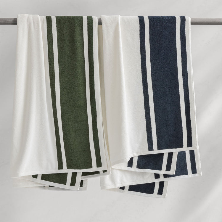 Mari Stripe Reversible Beach Towels