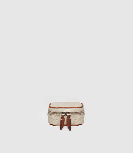 Mini Packing Pouch in Signature Light Canvas