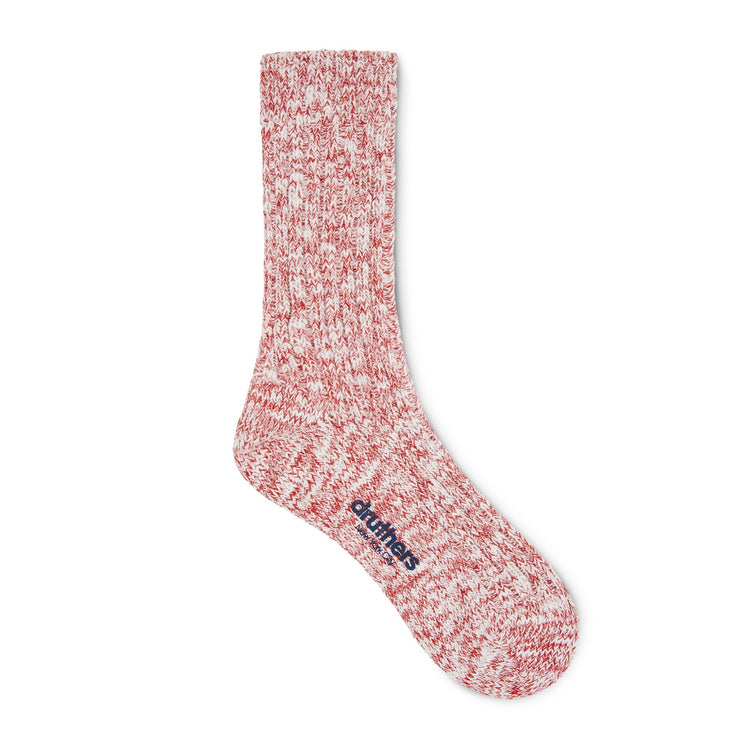 Organic Cotton OG Rib Slub Crew Sock