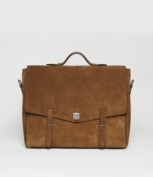 Rider Briefcase in Marrakech Suede