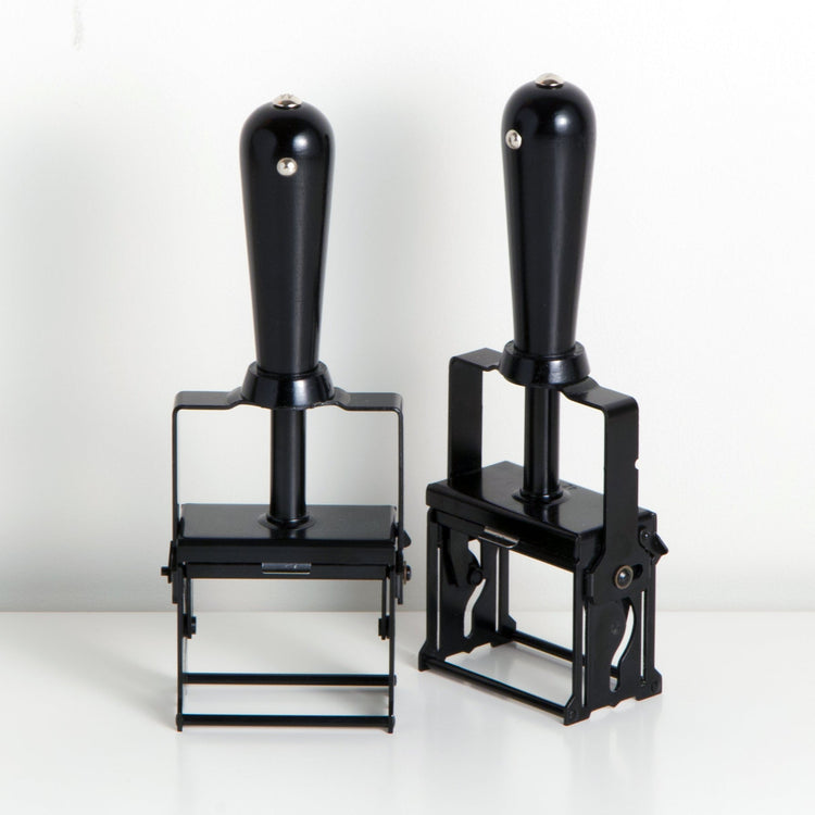 Self-Inking Custom Rubber Stamp: Black+Black