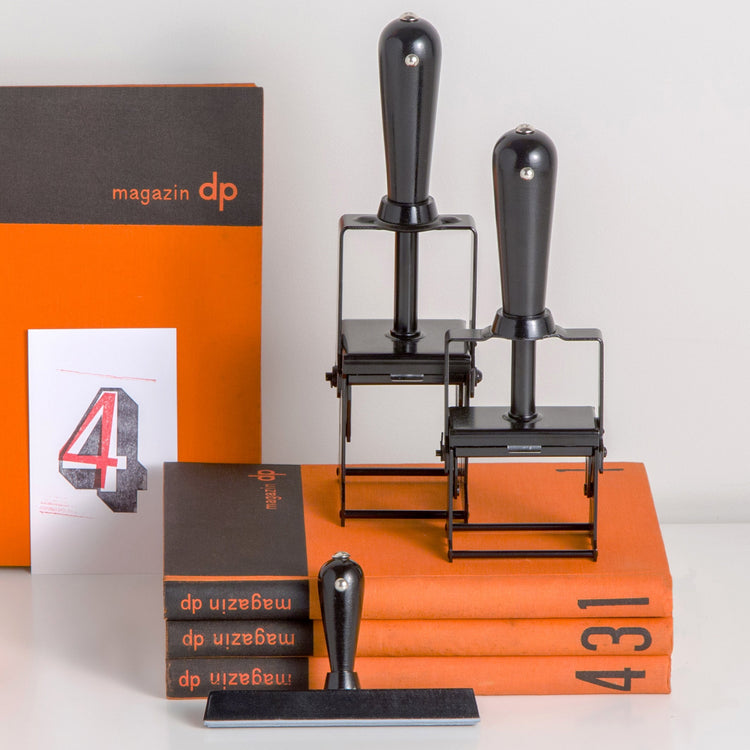 Self-Inking Custom Rubber Stamp: Black+Black