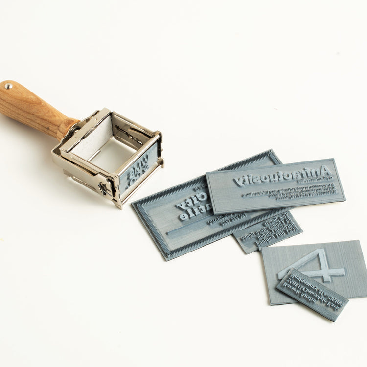 Self-Inking Custom Rubber Stamp: Black+Black