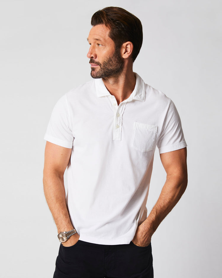 Men’s Pensacola Polo Shirt in White