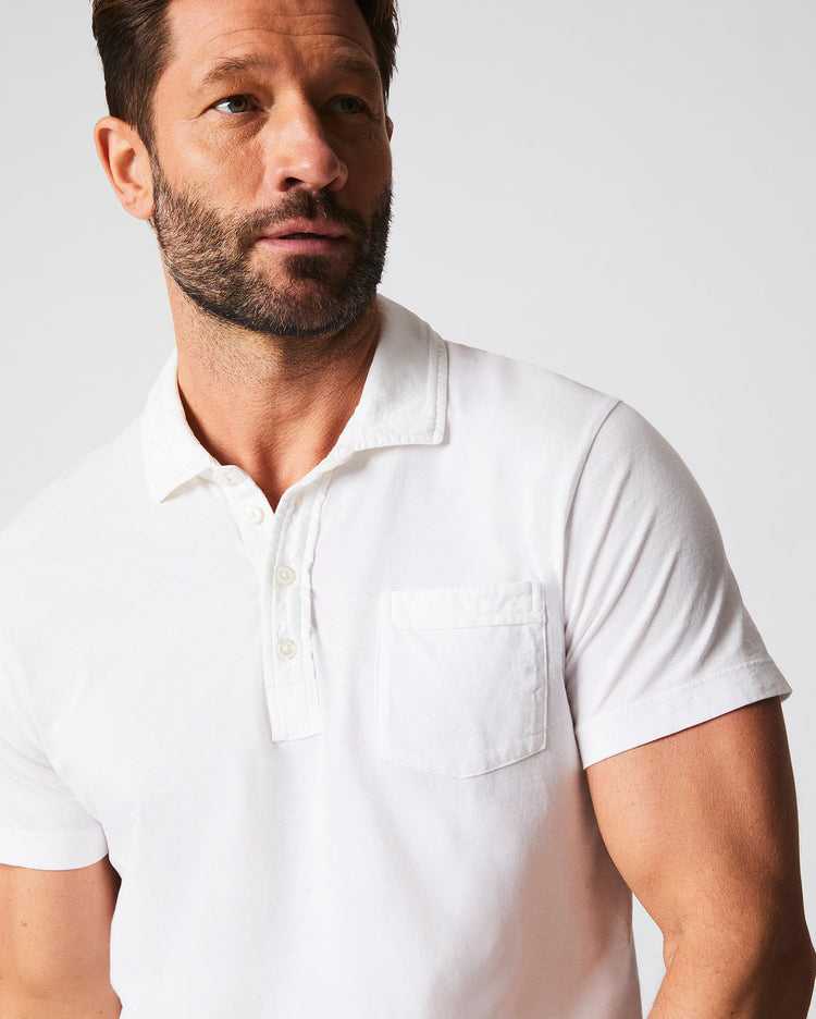 Men’s Pensacola Polo Shirt in White