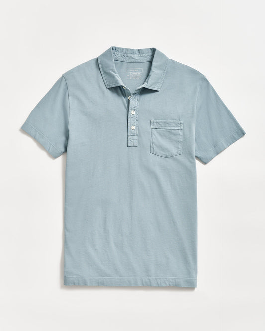 Men’s Pensacola Polo Shirt in Denim Blue