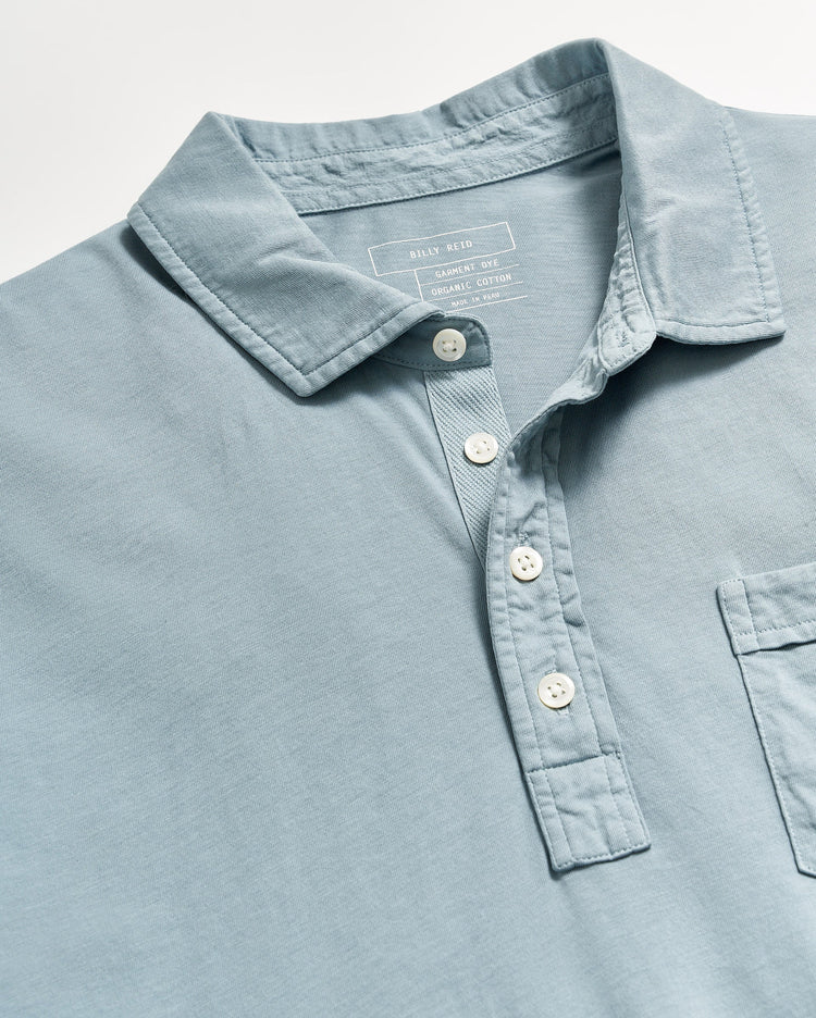 Men’s Pensacola Polo Shirt in Denim Blue