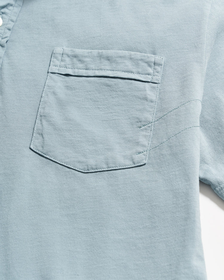 Men’s Pensacola Polo Shirt in Denim Blue