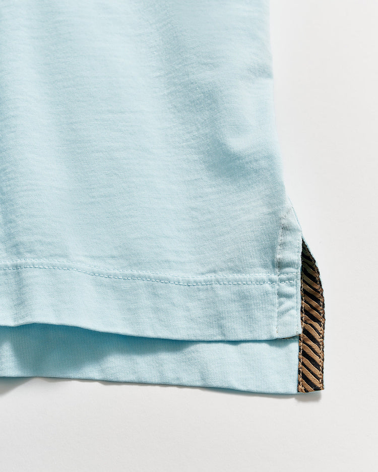 Men’s Pensacola Polo Shirt in Pale Blue