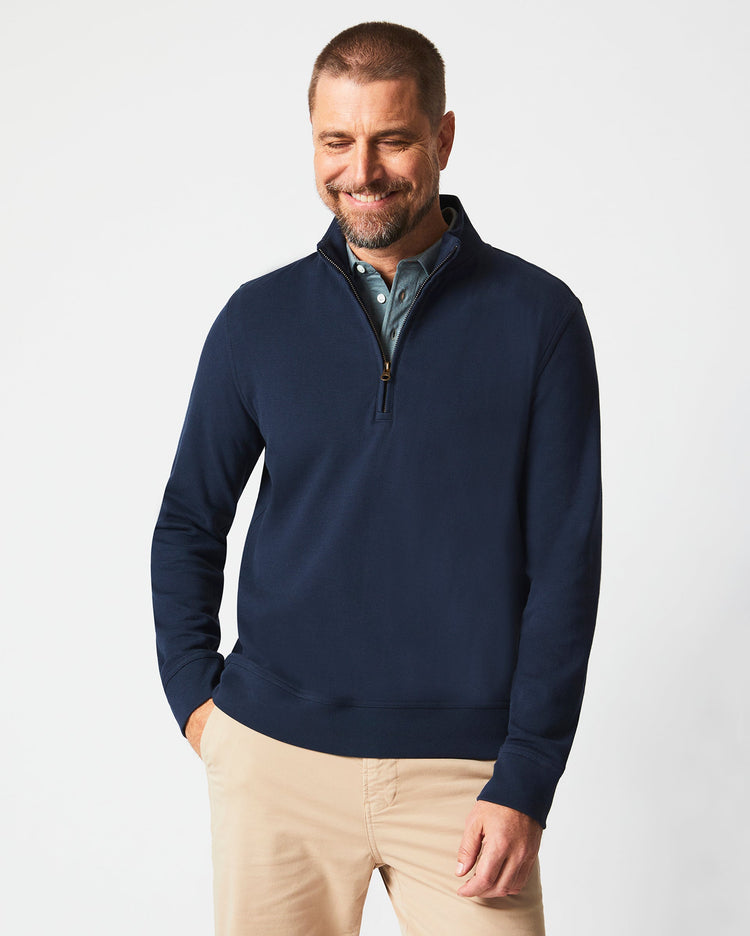 Cullman Half Zip in Navy