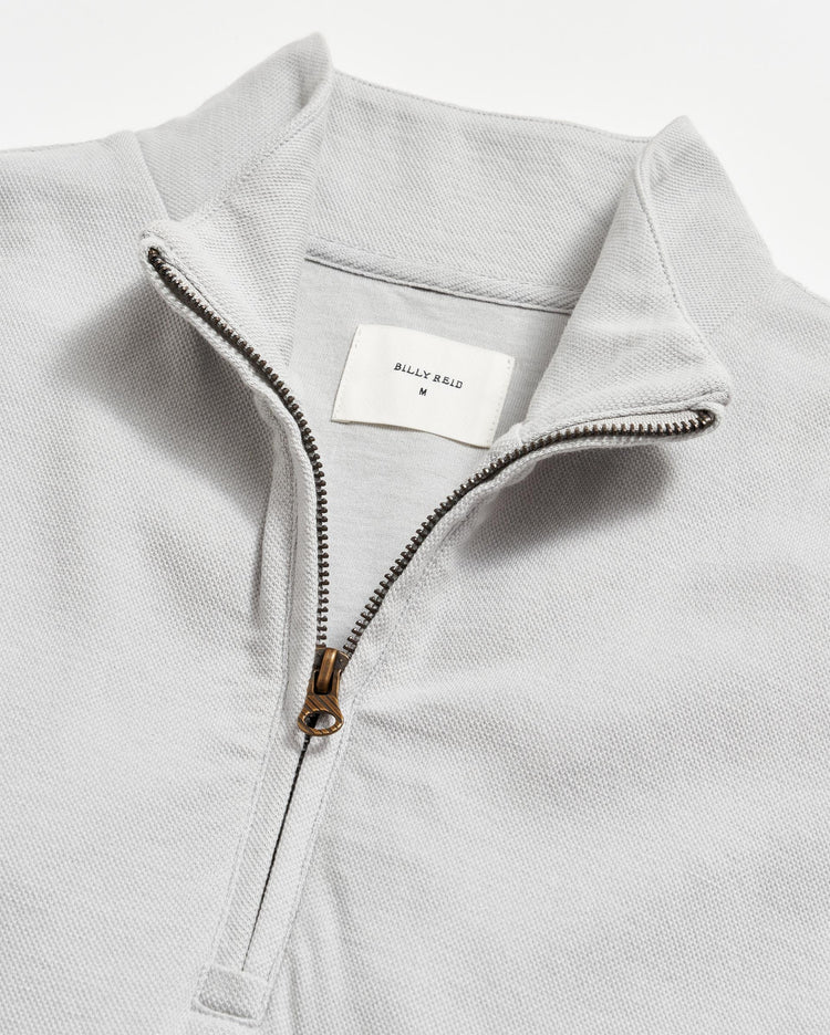 CULLMAN HALF ZIP in Silver